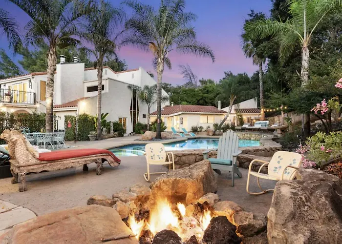 Boho Chic Malibu Retreat Estate Salt Pool Yoga